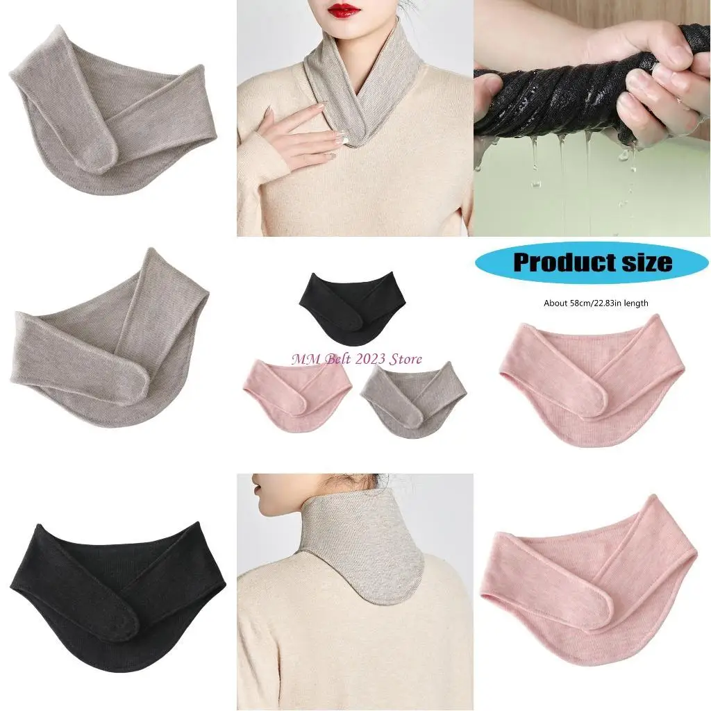 

49me удобная обертка для шейки для женщин -воздушного хлопкового воротника идеально подходит для повседневного использования