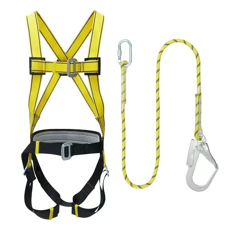 5-Point Full-Body Fall Arrest Harness Durable Breathable Safety Belt Outdoor Rock Climbing Construction High-Altitude Operations