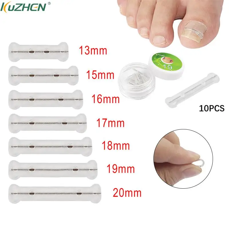 10 szt. Naklejki z korektą paznokci 13-20mm wrastające naszywki z korektorem paznokci Paronychia odzyskują narzędzia do Pedicure korektora