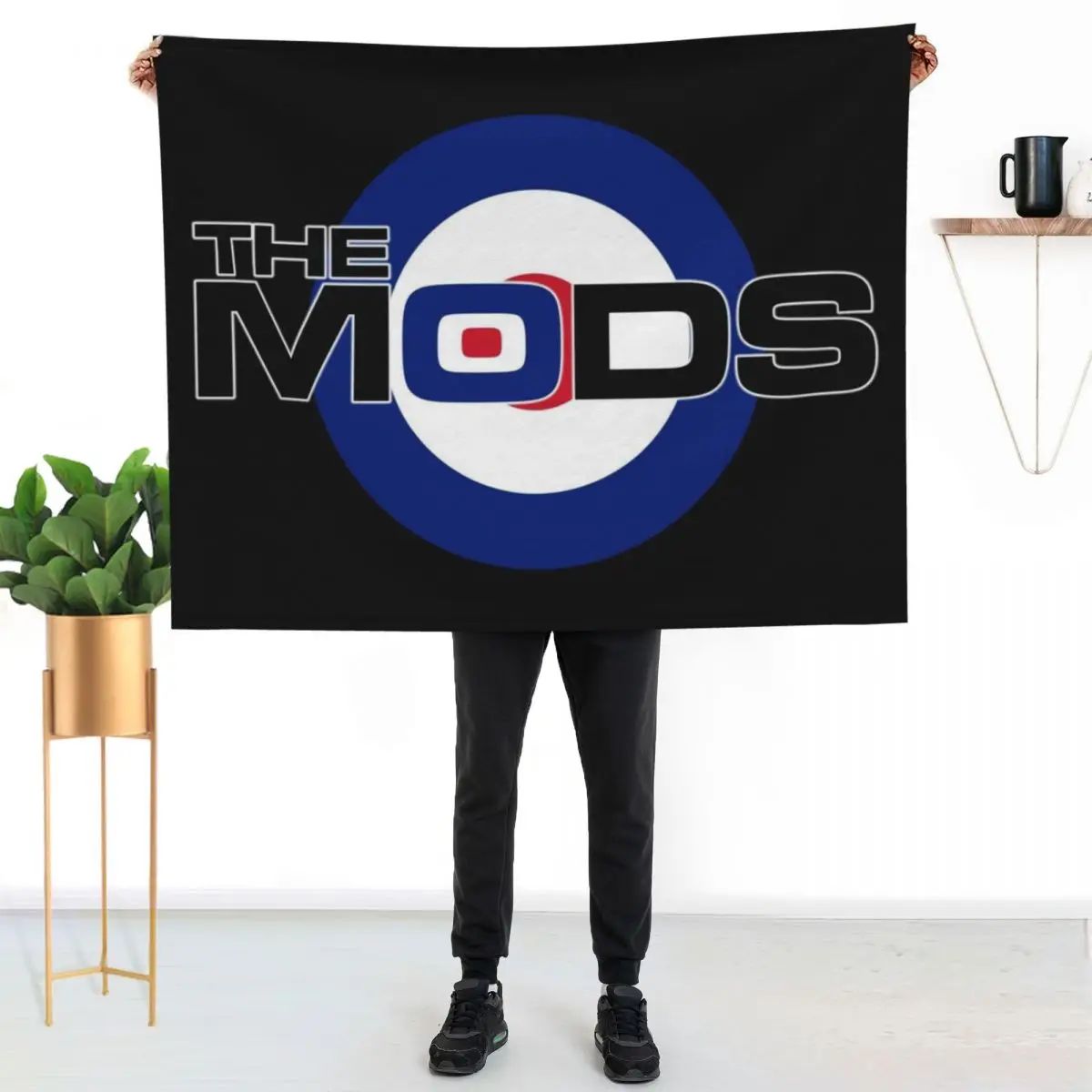 The Mods Target V8 Throw Blanket Retros Blankets For Sofas Picnic warm winter for sofa Luxury Designer Blankets