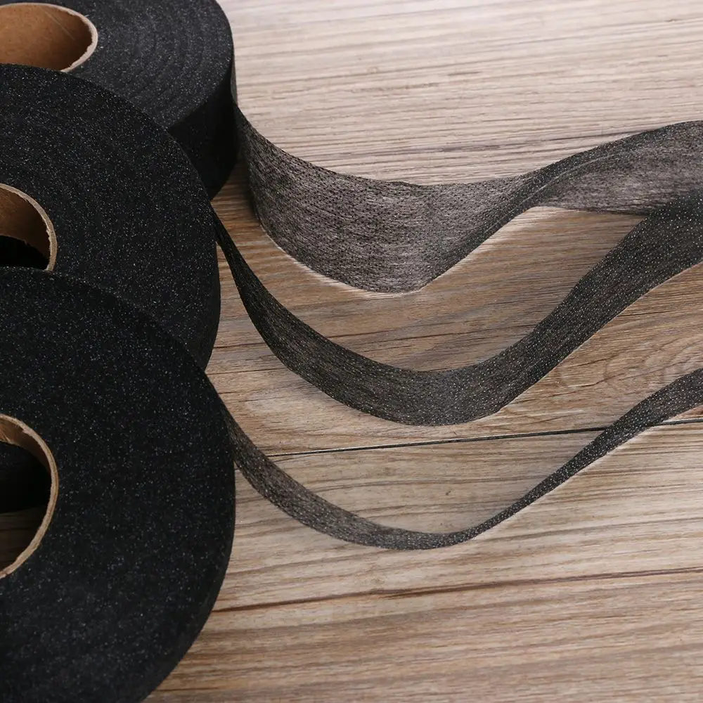 100meters Iron On Single-sided Adhesive Liner Wonder Web Turn Up Hem Fabric Roll