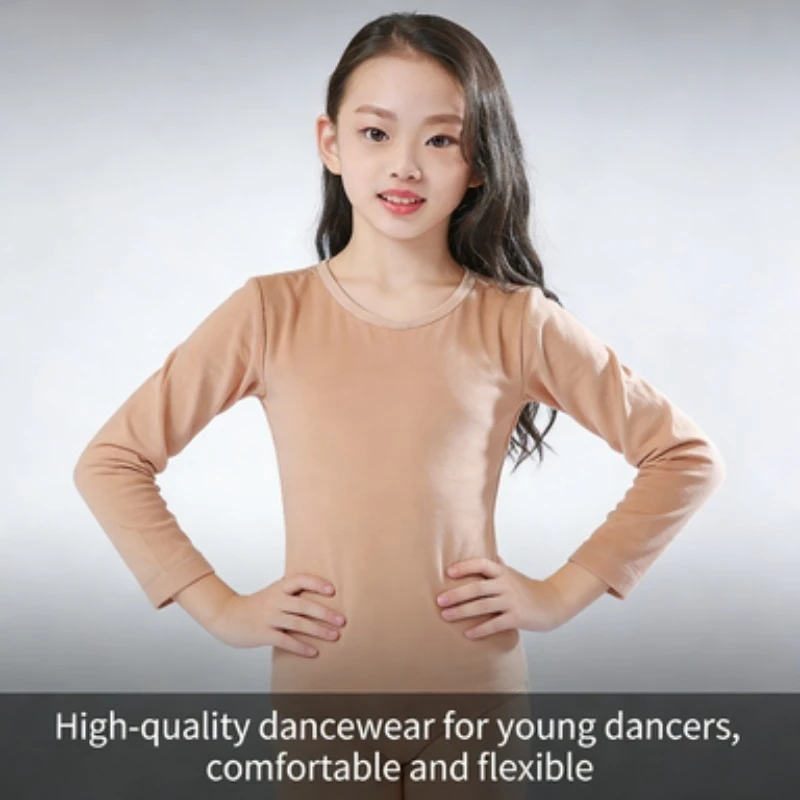 

Танцевальные топы для девочек, белый телесный бесшовный топ для балета и танцев, репетиционный топ для практики