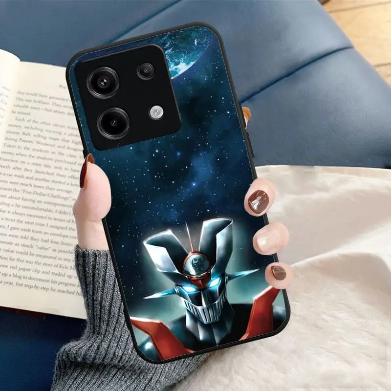 fundas cell Phone Cover For Xiaomi Redmi Note13pro note12pro 11pro note10pro 9pro 8pro 9s 9T 8T K40 12C 10C 9C Mazinger Z Cases