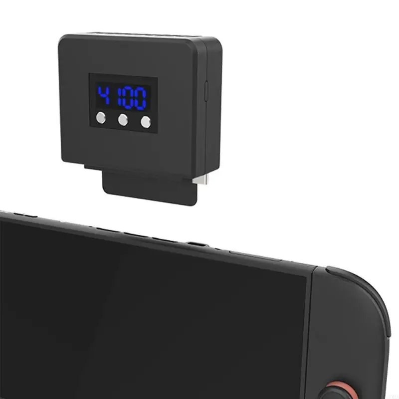 CORA Auxiliary Gaming Console Cooling Fan for NS2 with Temperature & Speed Display Automatic Control, Multiple Speeds, Portable