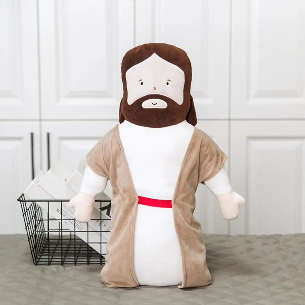 Jesus Plush Toy for Kids Religious Plush Doll Soft Stuffed Jesus Doll Religious Christ Savior Plushie Soft Gift for Believers