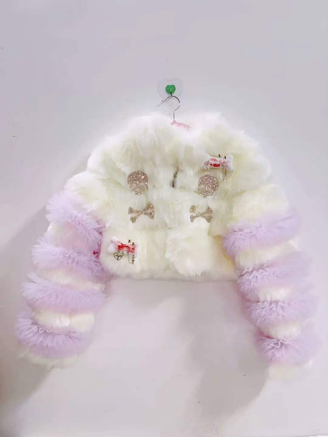 เสื้อโค้ทขนสั้นสีชมพูสไตล์เจ้าหญิงแบบดั้งเดิม ปักลาย Y2K น่ารักหวานแหวว สไตล์โกธิค อุ่นสบาย