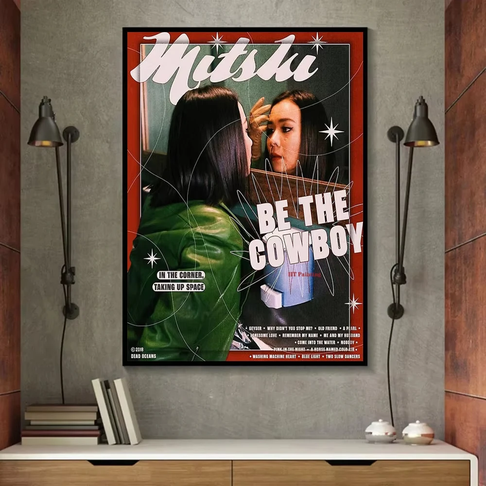 المغني ميتسكي الحب الأول تلفزيون فتاة الفرنسية خروج ألبوم موسيقى البوب المشارك حائط لوح رسم صور شريط المنزل مقهى ديكور المشجعين هدية