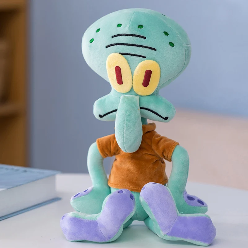 سبونجبوب سكوير بانتس أفخم Peluche دمية باتريك ستار يوجين H. Krabs غاري الحلزون ألعاب من نسيج مخملي رمي وسادة لطيف بلوشيز دمية