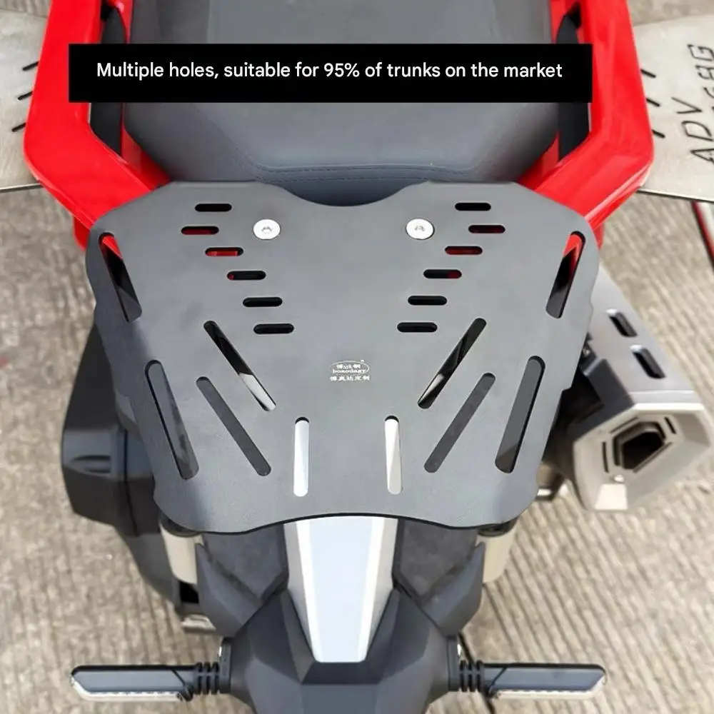 For ZONTES 368G modified rear shelf integrated tail box rack stainless steel bottom plate reinforced special tail box plate