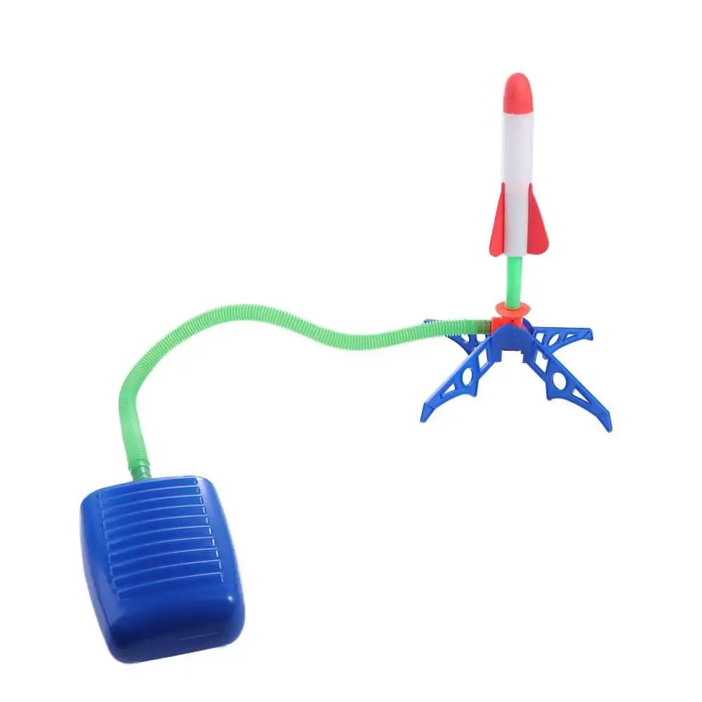 A Rocket Sport Games Jump Sport Child Play Set Flash Launch Rocket Small Rockets Foot-stepping Rocket  Foot Transmitter