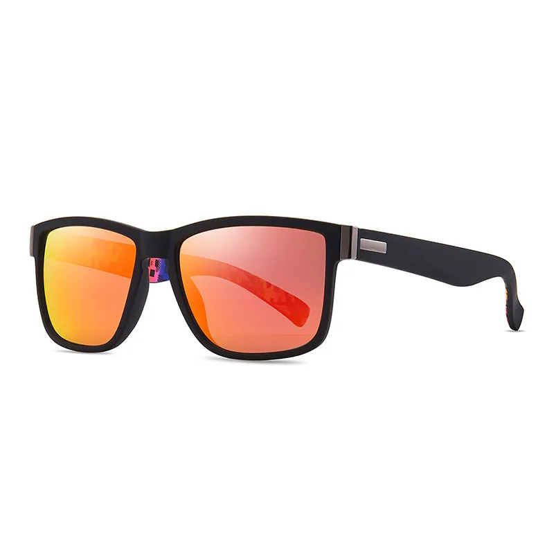 Brand Square Polarized Fashionable Cycling Glasses Men and Women Running Outdoor Sports Fishing Colorful Sunglasses UV400