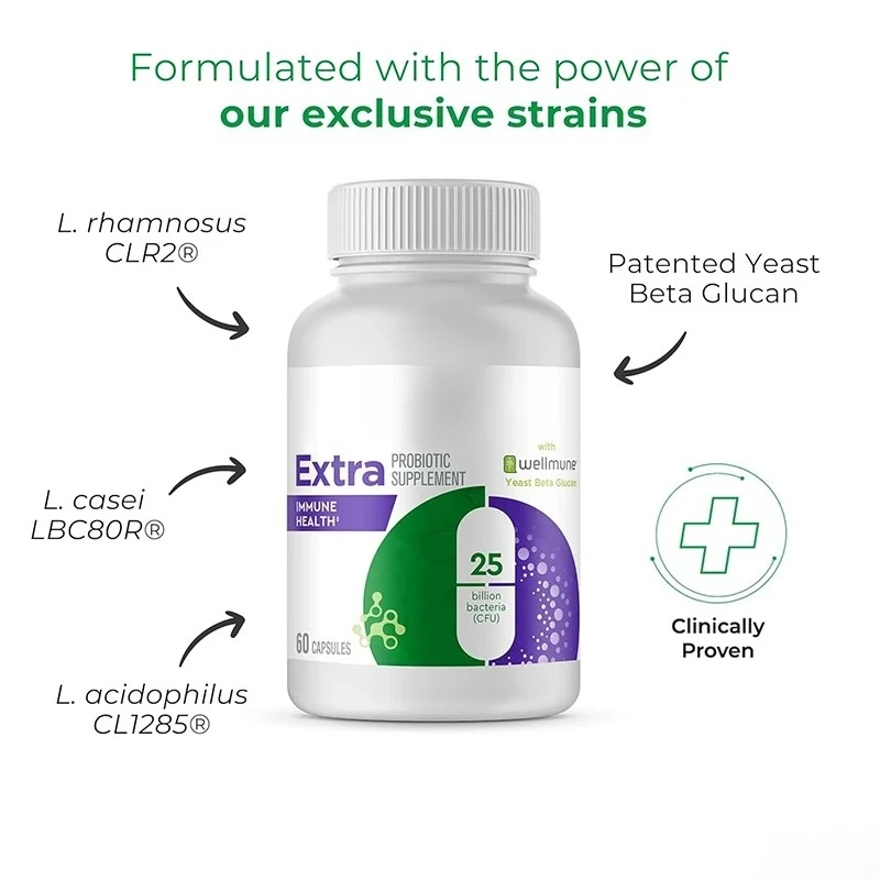 Pure Probiotic Supplements Promote Immune , Support Immunity, And Maintain Digestive -60 Capsules