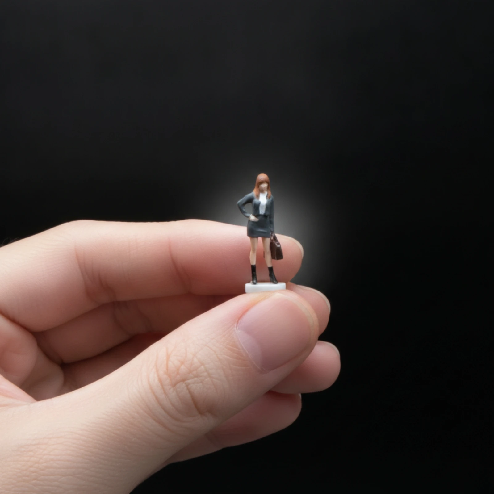 Miniature Figure Freestanding Diorama Figure Scale Model Painted Architectural Figures Detailed for Hobbyists, City Setting