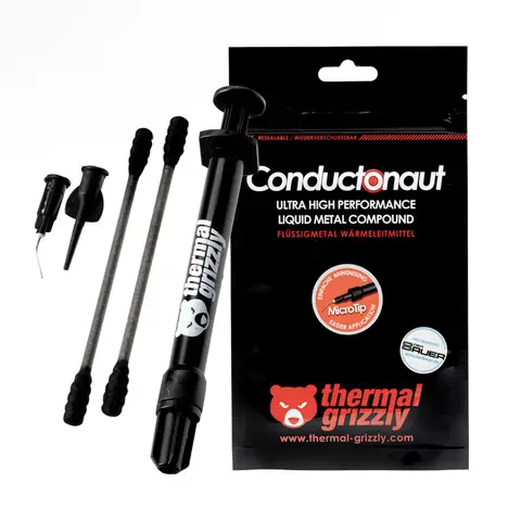 Thermal Grizzly Conductonaut 73W/mk High Thermal Conductivity Liquid Metal Thermal Paste for Cooling The CPU GPU