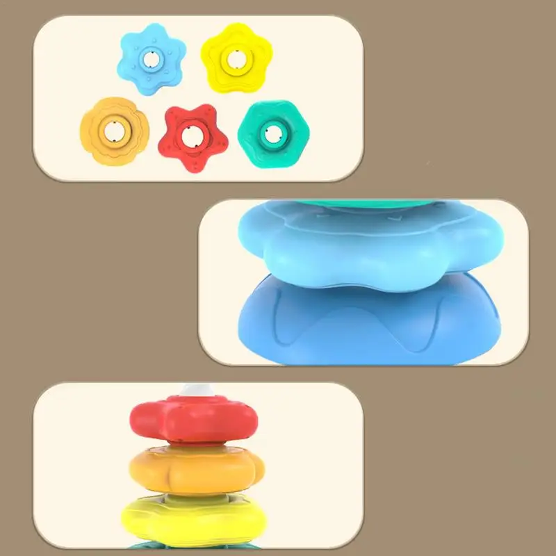 Stacking Rings Toys for Kids, Ring Stacker, Brinquedo Interativo, Educacional, Interativo, Aprendizagem, Meninas, Meninos, Amigos