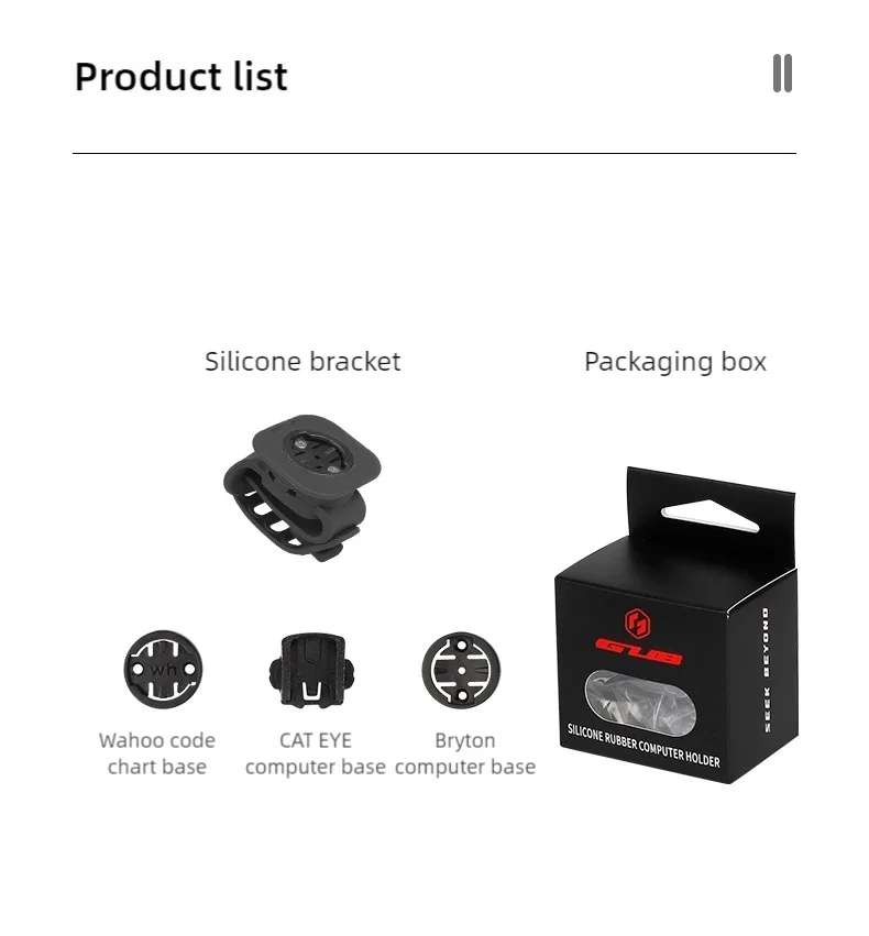GUB 630 Silikon Fahrrad Computer Halterung Code Meter Halter Rennrad MTB Verlängerung Halterung Für Garmin Bryton WAHOO XOSS – Detail 16