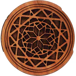 Anti-howling Guitar Sound Hole Cover Guitars Soundhole Mute Wood Resonator Screen