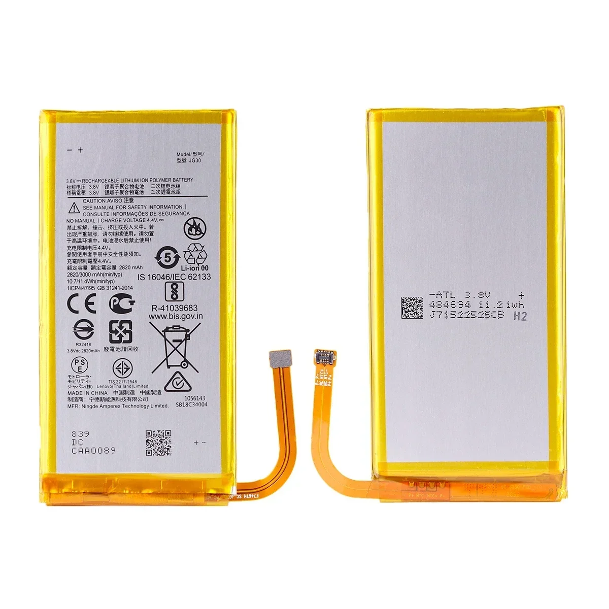 Brand New JG30 3000mAh Battery For Motorola Moto J G7 XT1962-1 XT1962-4 XT1962-5 XT1962-6  phone Batteries