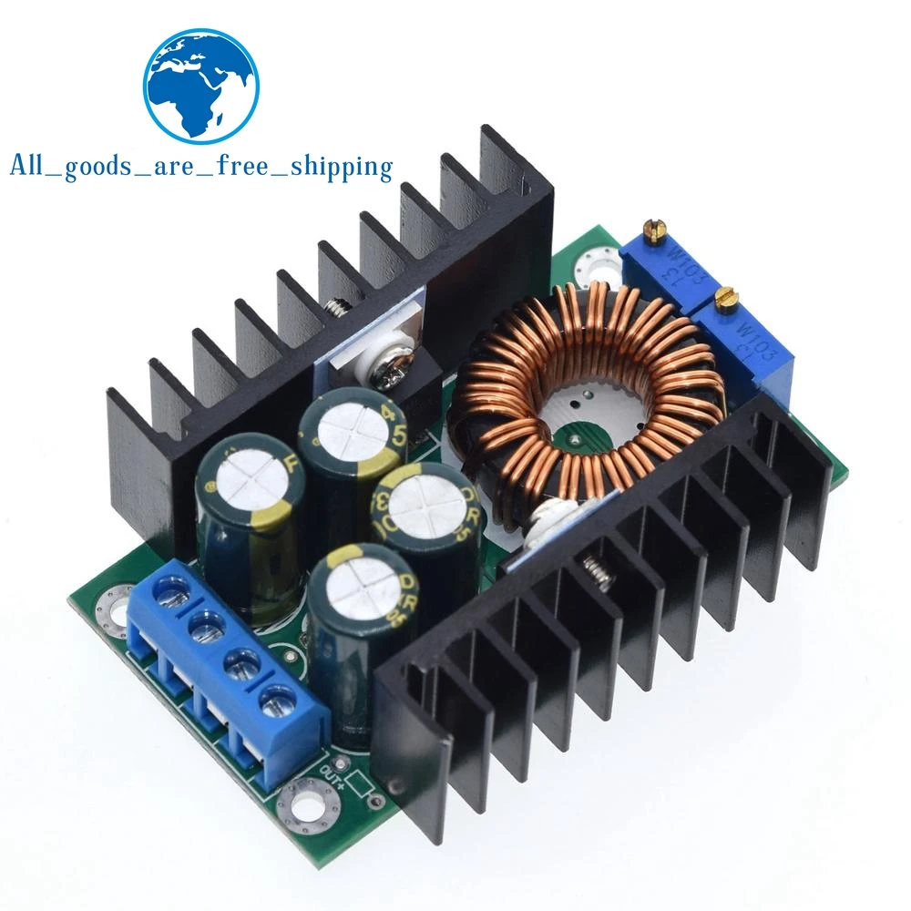 TZT DC-DC 9A 300W 250W CC CV XL4016 Moule Constant Current Constant Voltage 5-40V To 1.2-35V Power Supply Module LED Driver