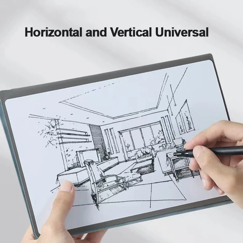 Erasable Whiteboard Notebook A5 Leather Portable Drafting Notebook Writing Board Desktop Memo Pad