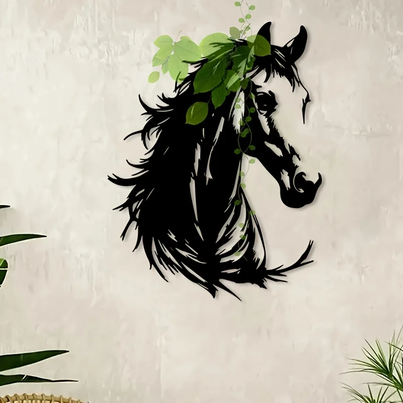 escultura-de-metal-2d-de-cavalo-galopando-arte-de-parede-em-ferro-silhueta-em-aquarela-decoracao-minimalista-para-estudio-criativo-presente-para-artista