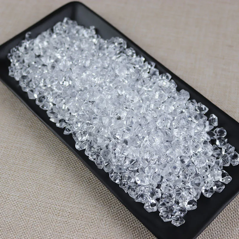 1bag Contains 430 Capsules Decorative Ice Cubes Simulation Ice Cubes Fake Ice Cubes Display Ice Cubes Plastic Kitchen Decoration