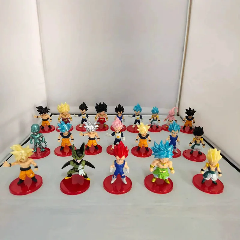 Bandai Dragon Ball Z Goku Pilaf Chiaotzu Oolong figura hueca Chaofan Jiaozi Karin Sama Sr. Popo estatuilla modelo muñeca juguetes regalo