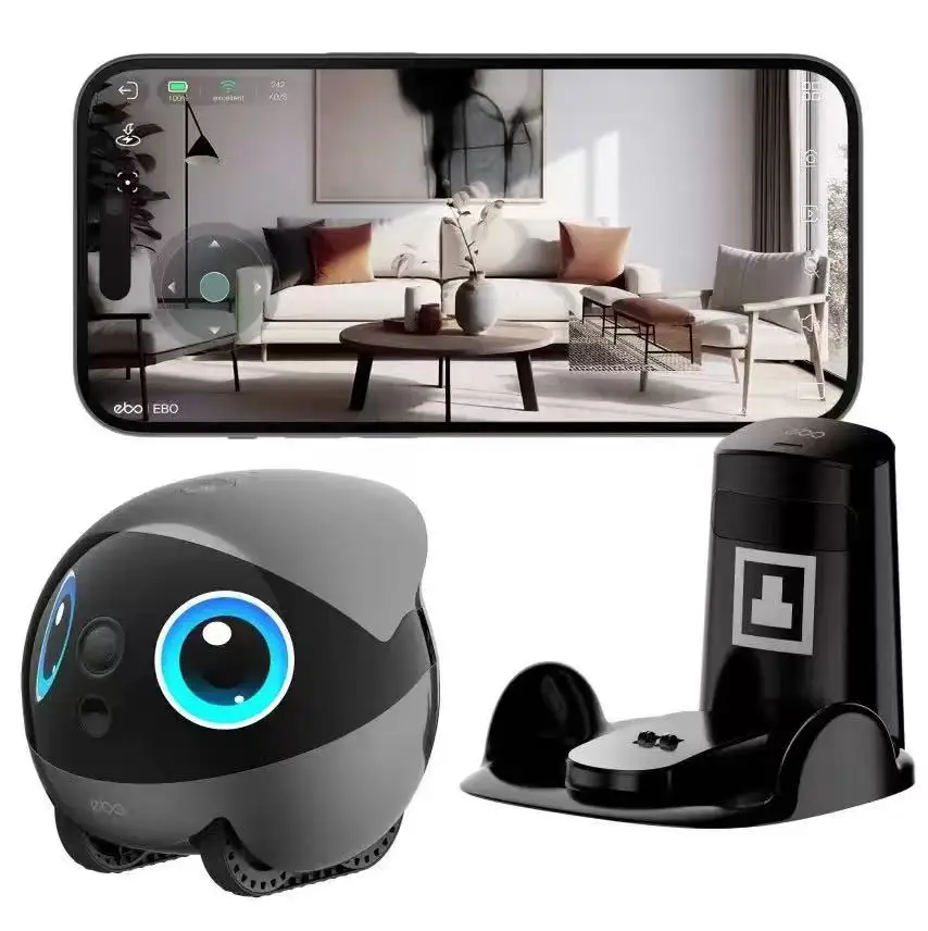 EBO AIR 2 PLUS Robot compañero inteligente para mascotas, cámara 3k, videollamada y función de patrulla de inteligencia artificial AI