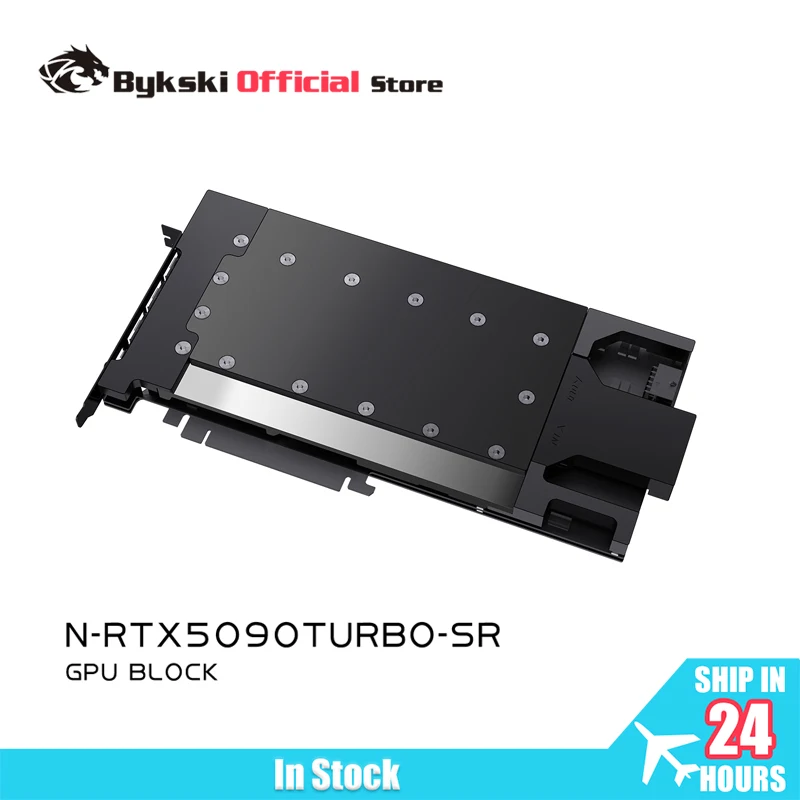 

Bykski N-RTX5090TURBO-SR GPU Water Block Use for NVIDIA RTX 5090 D7 Turbo V1 / Blower Video Card / Full Cover All-Metal Radiator
