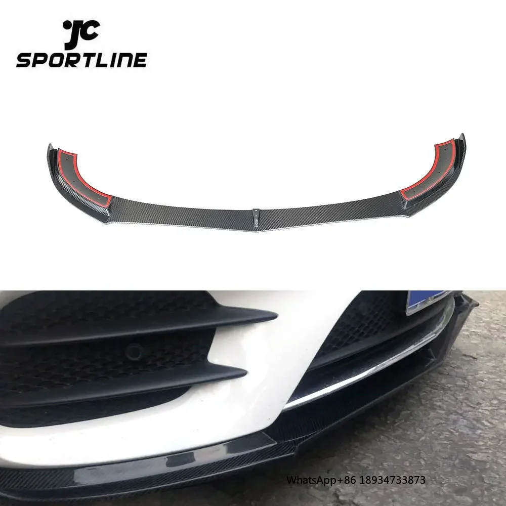 W213 E43 Carbon Fiber Front Lip for Mercedes Benz E-Class W213 E250 E300 E350 E400 E450 E43 AMG Sedan 4 Door