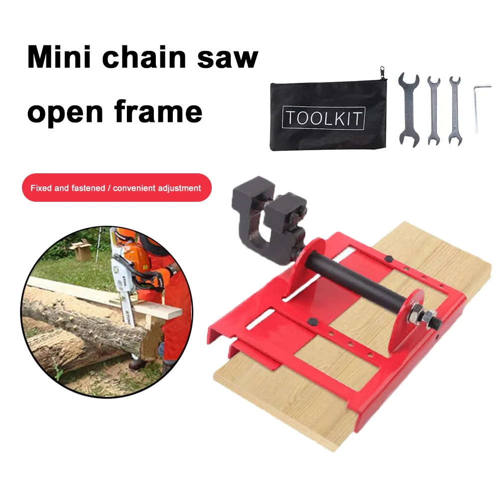 Portable Sawmill Tool Stainless Steel Portable Timber Chainsaw Attachment Lightweight for Versatile Timber Cutting with Chainsaw