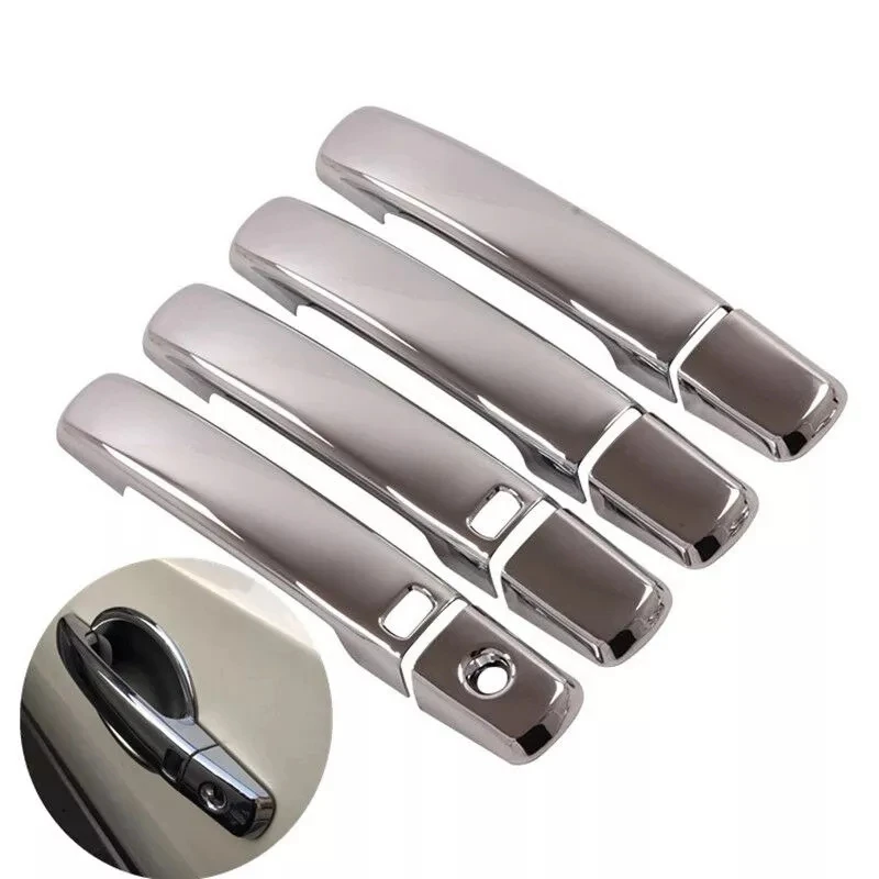 for Nissan Qashqai J10 2007-2013 Chrome Car Door Handle Cover Stickers Car Styling Accessories