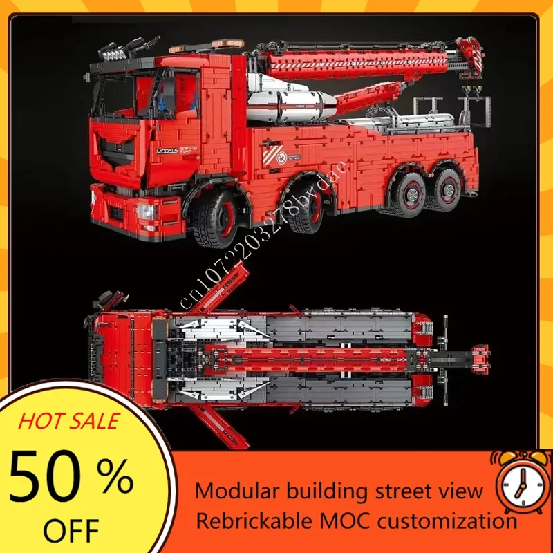 10180PCS MOC Tow Truck MkII Custom Puzzles Model  Technical  DIY Assembly Technology Education Set Toy For Child Holiday Gifts