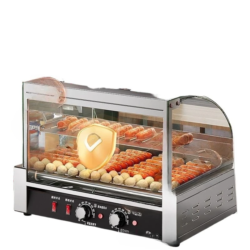 

Sausage grill machine, stall commercial small Taiwan hot dog machine, automatic , home desktop