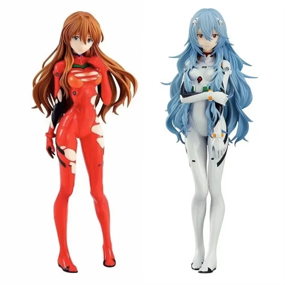 Heißer Genesis Evangelion Anime-Figur EVA Ayanami Rei Asuka Zweidimensionales Modell-Chassis Desktop-Ornament Geschenk-Puppe Spielzeug