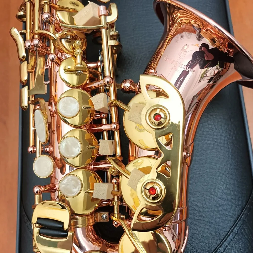 High quality Bb Curved soprano saxophone Sc992 Phosphor copper Professional playing instrument curved soprano sax with case