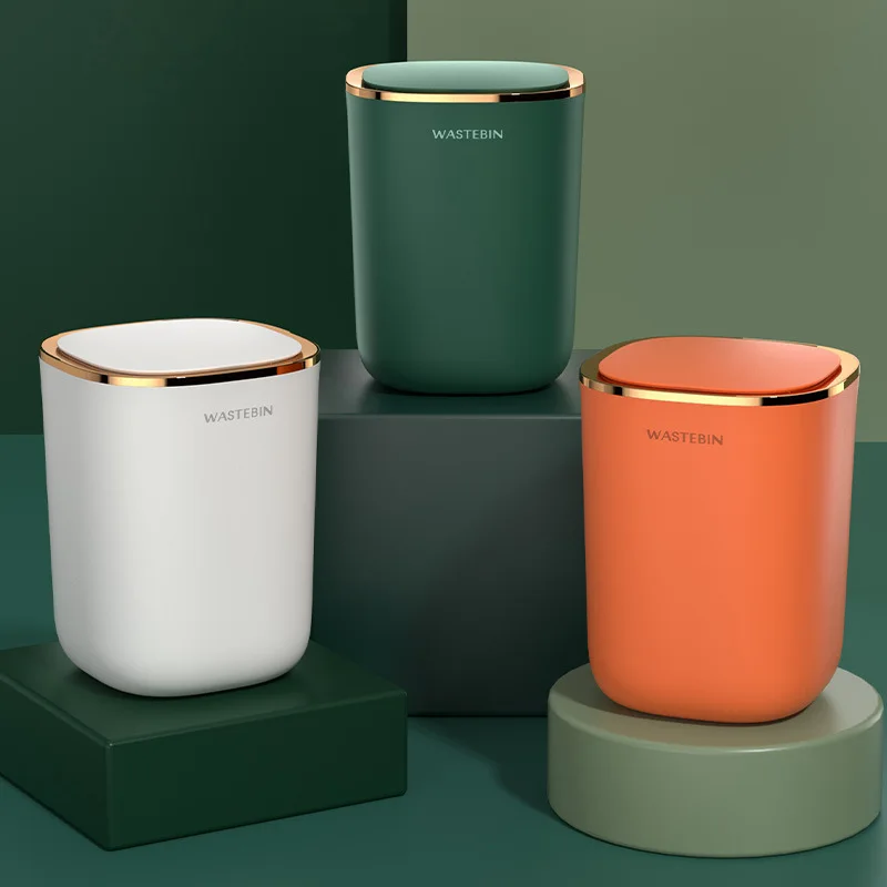 Bathroom Smart Sensor Trash Can 12L Luxury Garbage Bucket Automatic Trash Bin for Kitchen Toilet Wastebasket Smart Home