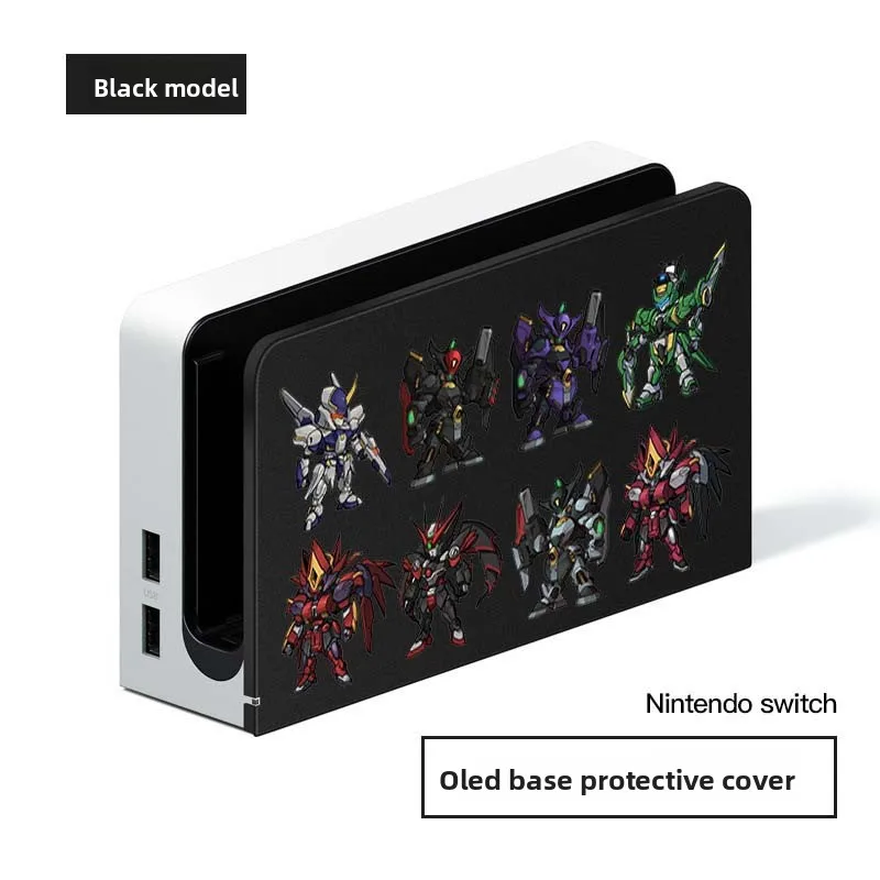 Мобильный костюм Gundam, защитный чехол для игровой консоли для Switch Oled, защитная крышка из ТПУ, защита от царапин, защитный чехол для OLED-консоли