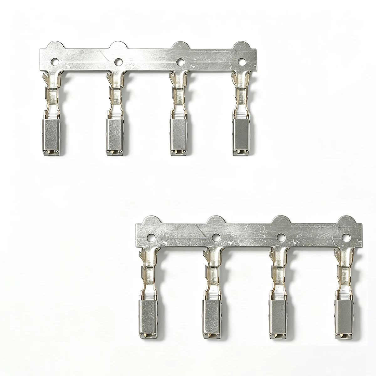 10/30pcs Automotive Composite Crimp Terminals Continuous Strip Cold-Press Wire Connectors for Auto Electrical Wiring