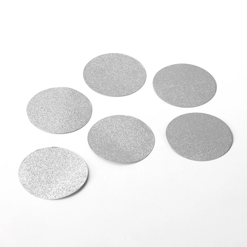 34.5/37/60mm Heat-sealing Lids Non self-adhesive Aluminum Lids Foil Compatible with Nespresso Originalline Capsules