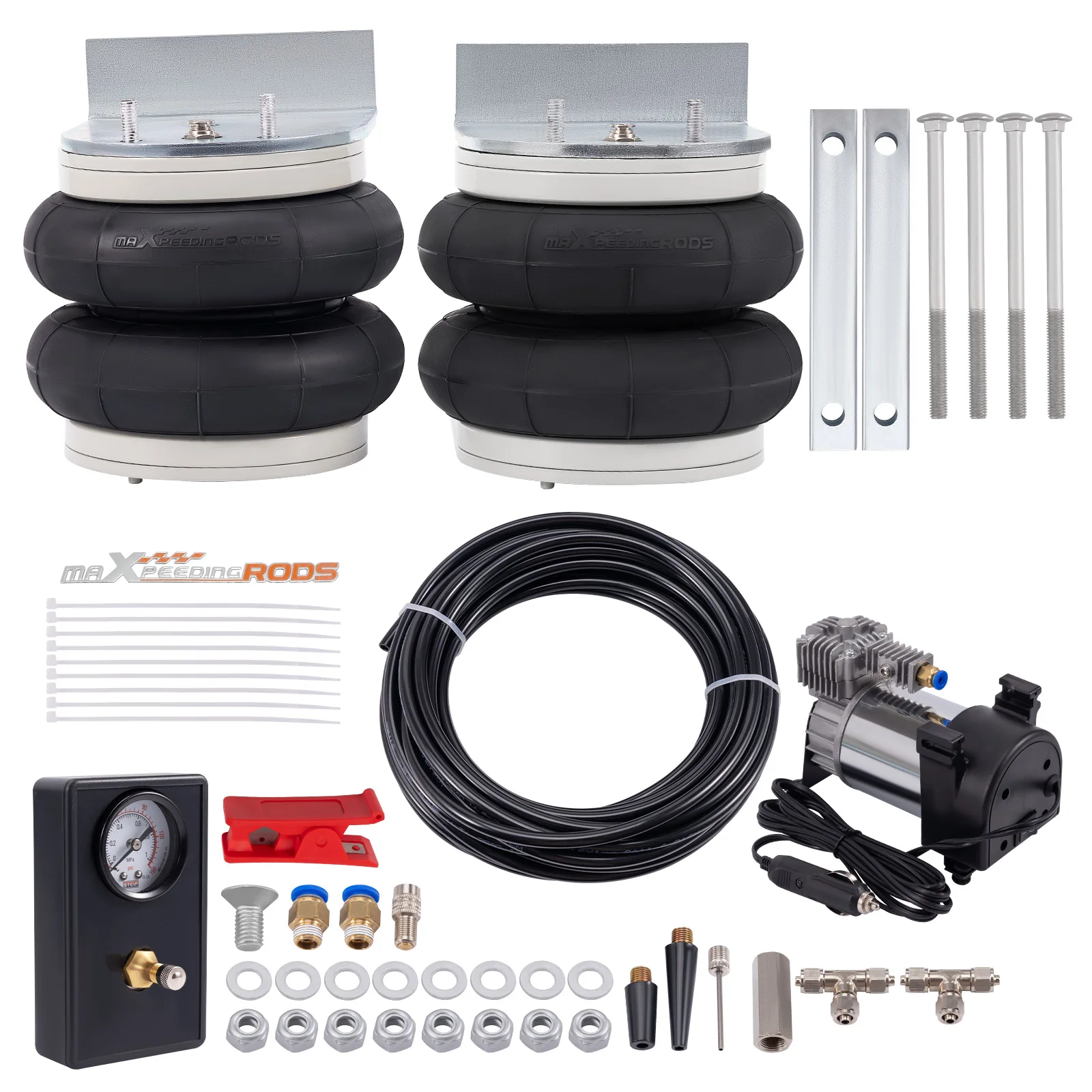 Air Suspension KIT with 12 V Compressor for Vauxhall Movano 2010-2024 4000kg Air Spring Suspension Leveling Kit 5000lbs