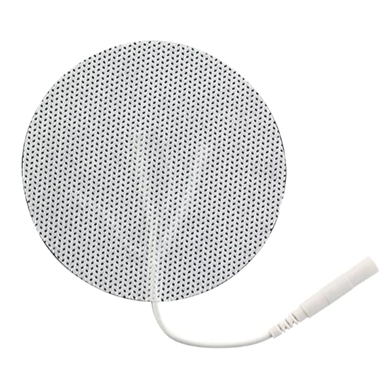 10 Pcs Electrode Pad 4cm Circular Non-Woven Acupoint Massage Special Insert for Physiotherapy Electrode Patch