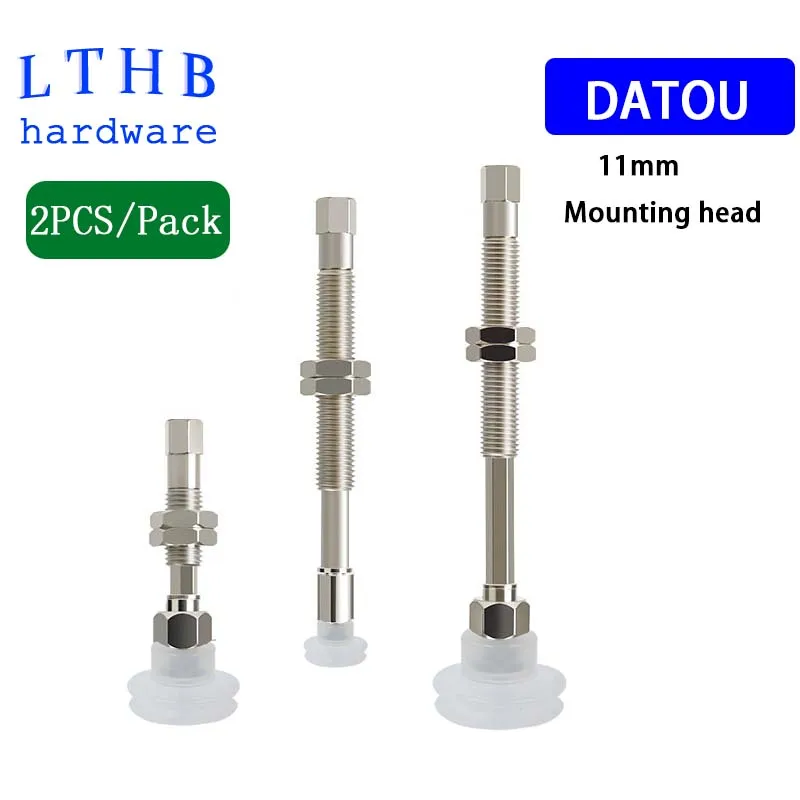 2PCS Pneumatische Vakuum Saugnapf Montage Halterung Montage DATOU Armaturen 11mm Montage Kopf Manipulator Sucker Zubehör