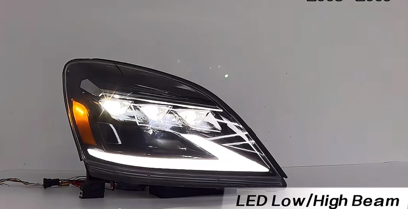 Car Led Headlight for Lexus GX470 03-09 Daytime Running DRL headlamp Low High Beam Turn signal