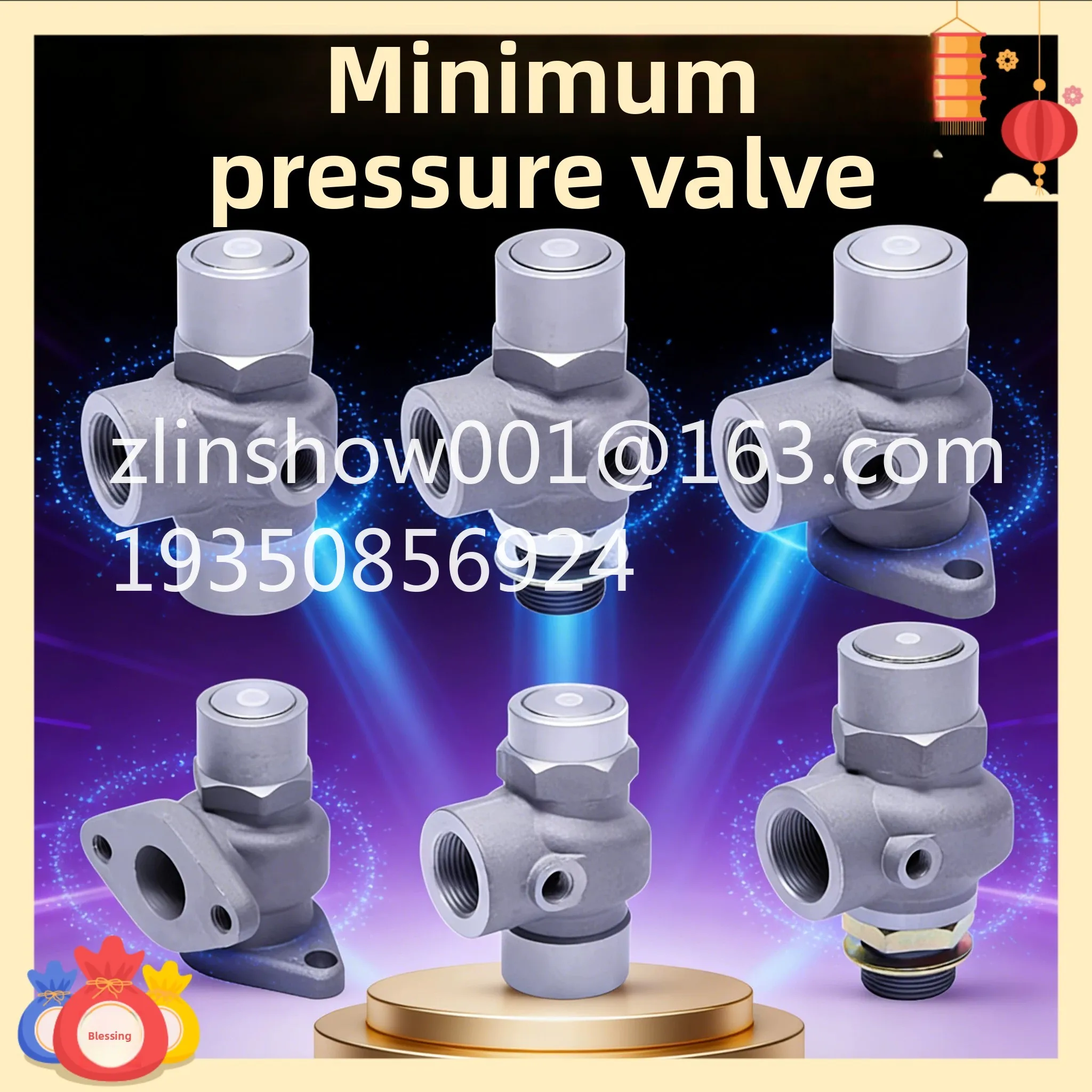 Screw air compressor pressure holding valve, minimum pressure valve, MPV-15JF/20A/25F/32K pressure holding valve