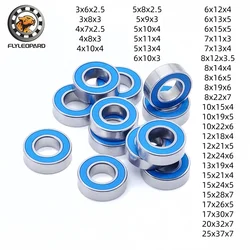 10Pcs 6702RS 15x21x4mm Bearing ABEC-7 Blue Rubber Sealed Thin Section Ball Bearing 688RS 6800RS 6801RS 6802RS 6803RS 6804RS