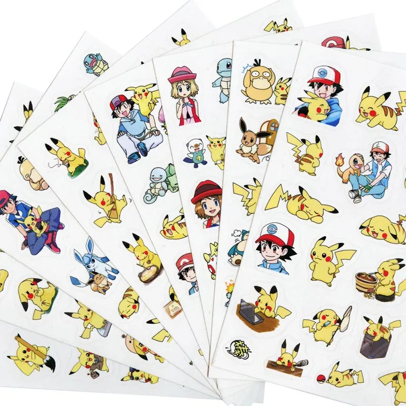 

80pcs/ лот Creative Pokemon PVC стикеры милые Scrapbooking DIY дневника декоративные стикеры альбом Stick Label