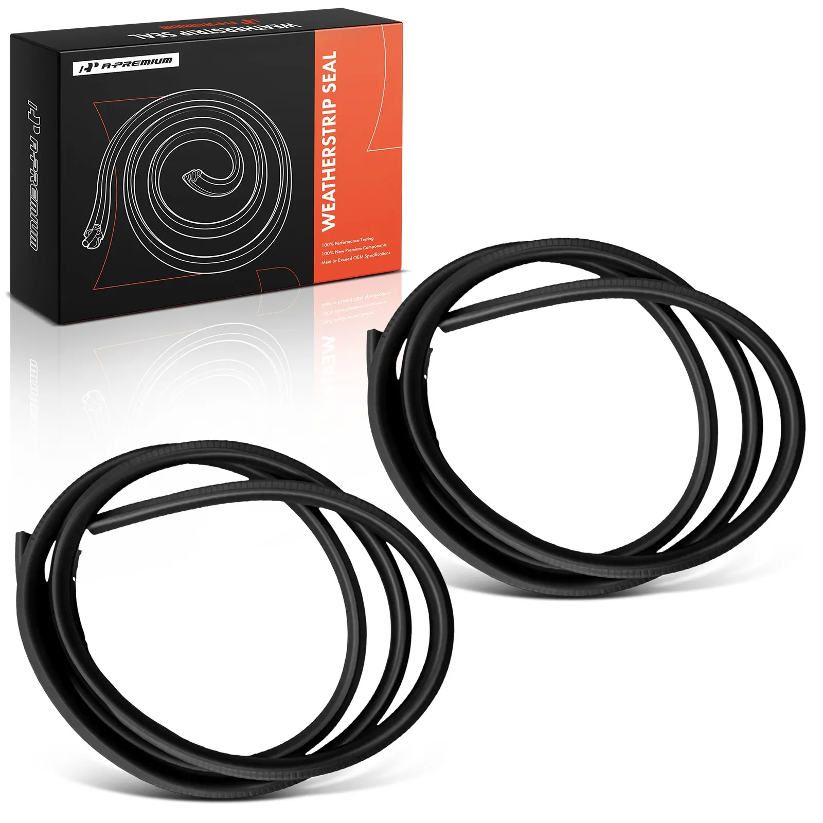 A-Premium 2pcs Rear Door Weatherstrip Seal for Ram 1500 11-18 2500 3500 4500 5500 11-24 Dodge Ram 1500 Ram 2500 Ram 3500 09-10