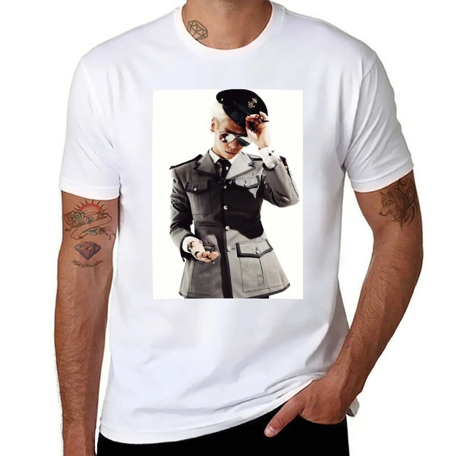 

SHINee EVERYBODY JONGHYUN T-Shirt t shirts for man slim fit t shirts for man cotton funny T-Shirt