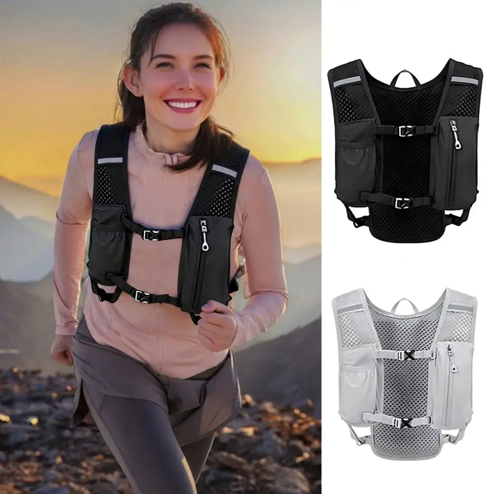 

2026 Hiking Backpack Water Bladder Vest Kit Hydration Backpack with Water Bladder Breathable Hiking Vest for Men Women Lightweig